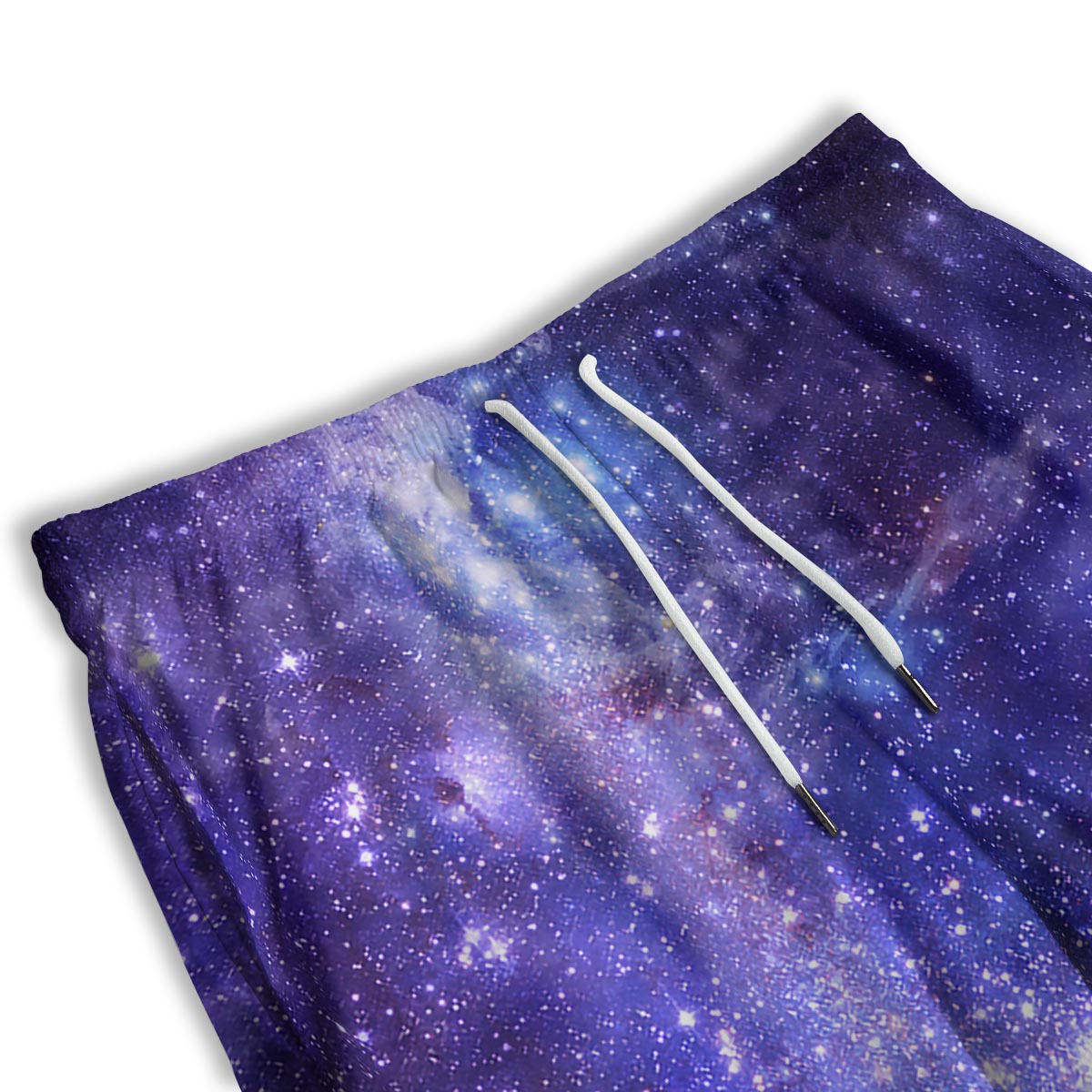 Galaxy Space Starfield Nebula Print Men's Athletic Shorts