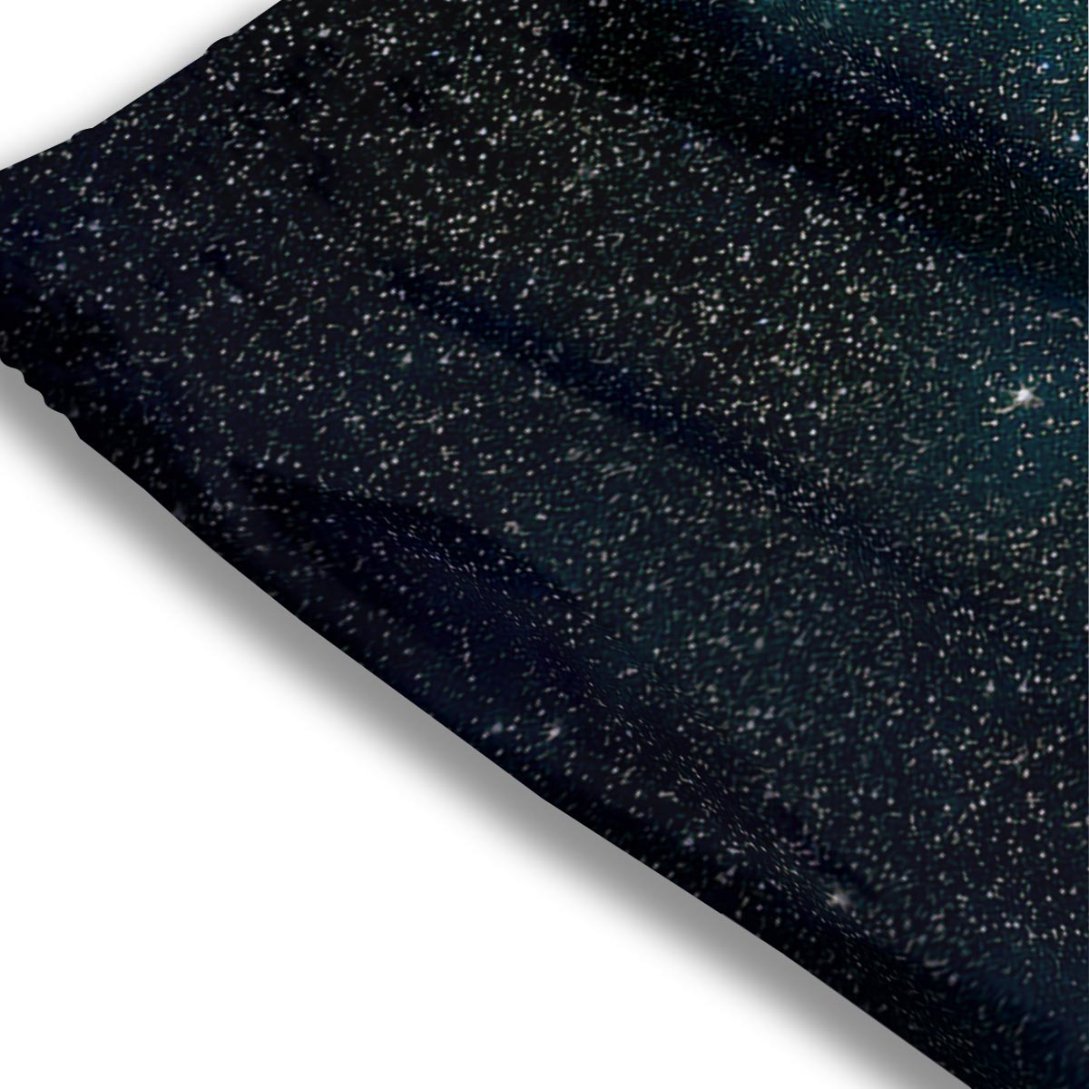 Galaxy Space Teal Stardust Print Mesh Shorts