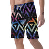 Galaxy Space Triangle Men's Shorts-grizzshop