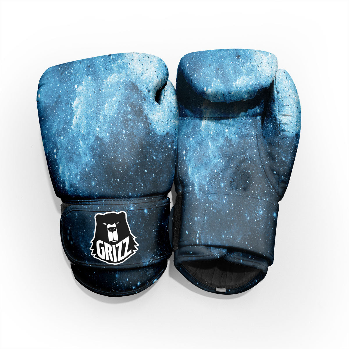 Galaxy Space White Cloud Print Pro Boxing Glove