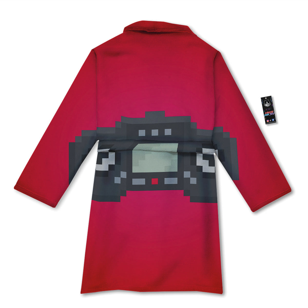 Game Items 8-Bit Pixel Print Bathrobe-grizzshop
