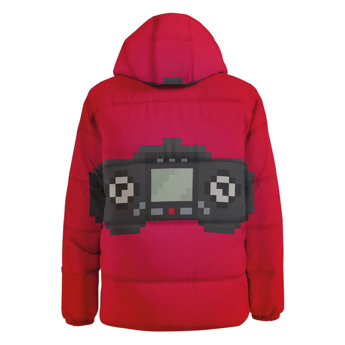 Game Items 8-Bit Pixel Print Down Jacket-grizzshop