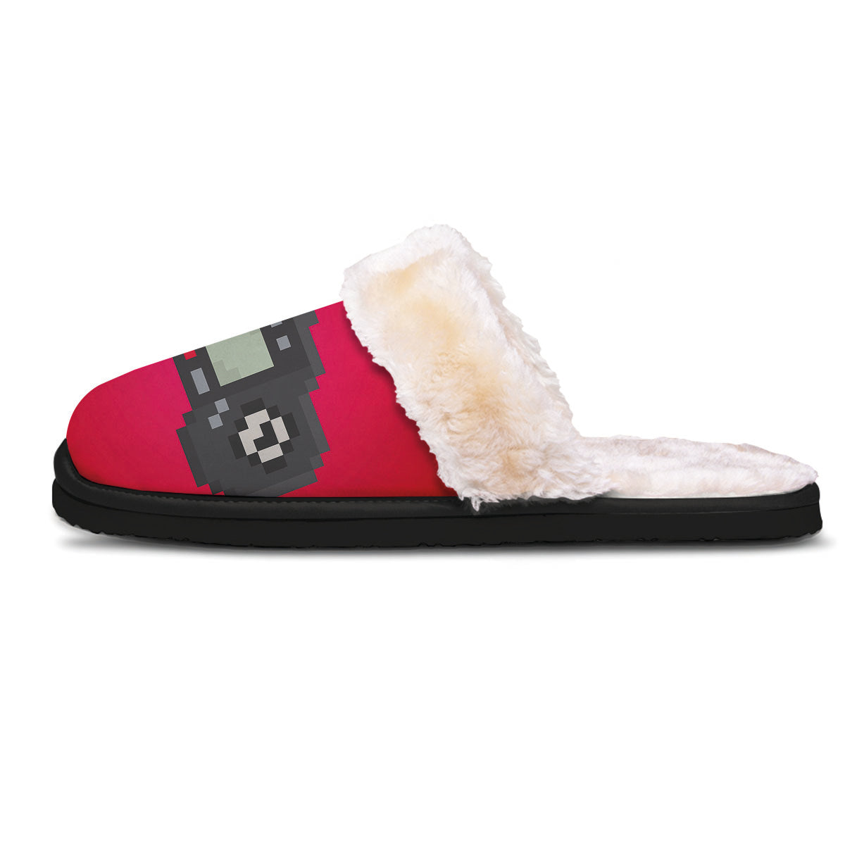 Game Items 8-Bit Pixel Print Slippers-grizzshop