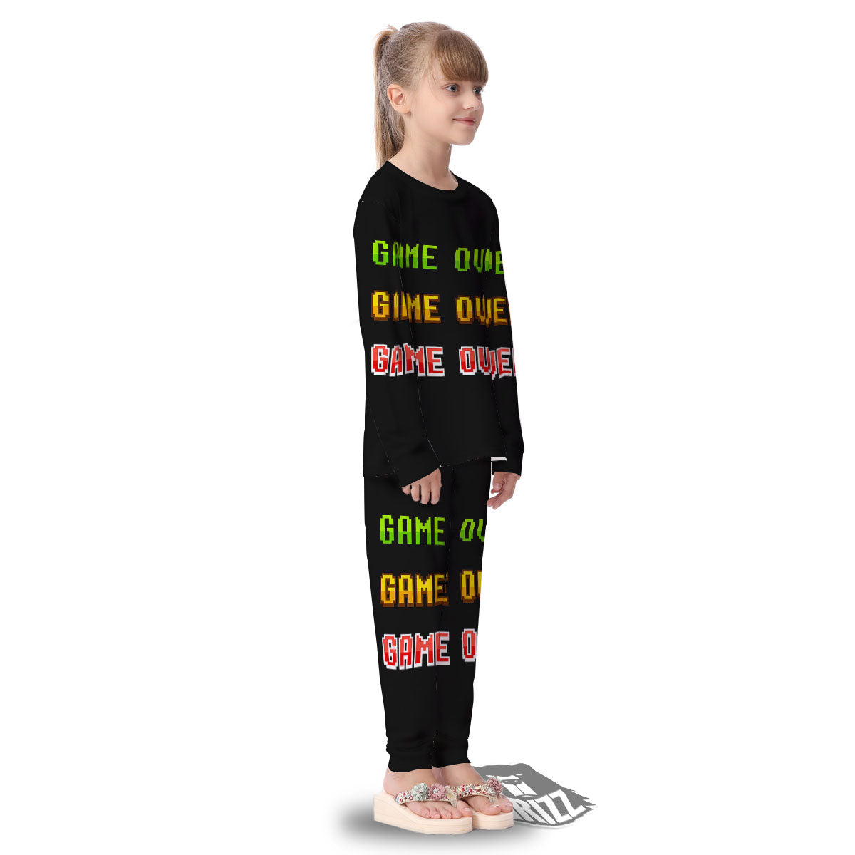 Game Over 8-Bit Print Kid's Pajamas-grizzshop