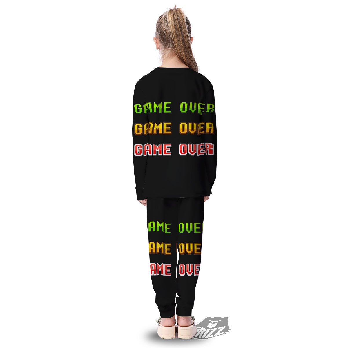 Game Over 8-Bit Print Kid's Pajamas-grizzshop