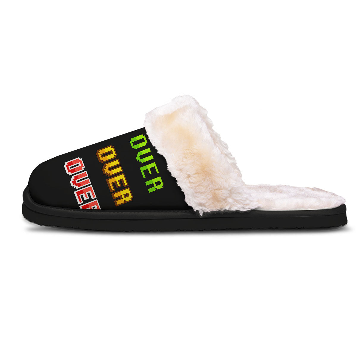 Game Over 8-Bit Print Slippers-grizzshop