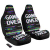 Game Over Text Glitch Effect Print Car Seat Covers-grizzshop