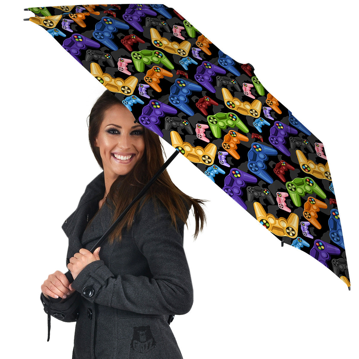 Game Pads Colorful Print Pattern Umbrella-grizzshop