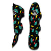 Gaming Joystick Pattern Print Muay Thai Shin Guards-grizzshop