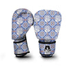 Ganesha Blue Print Pattern Boxing Gloves-grizzshop