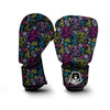 Ganesha Pattern Print Boxing Gloves-grizzshop