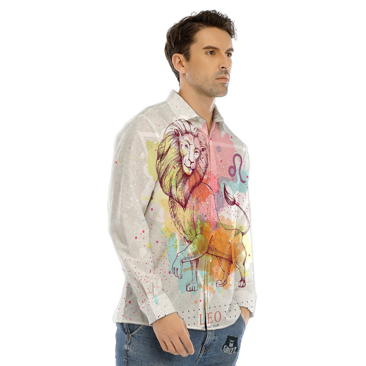 Gangsters And Criminal Tattoo Print Pattern Men's Dress Shirts-grizzshop