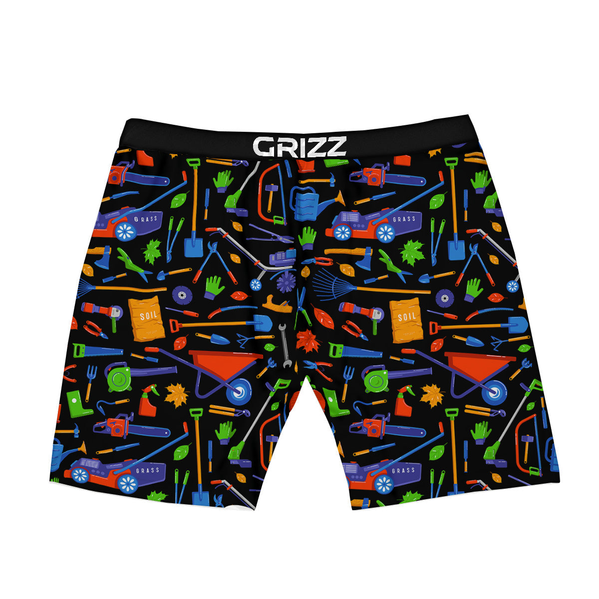 Garden Tools Print Pattern Boxer Briefs-grizzshop