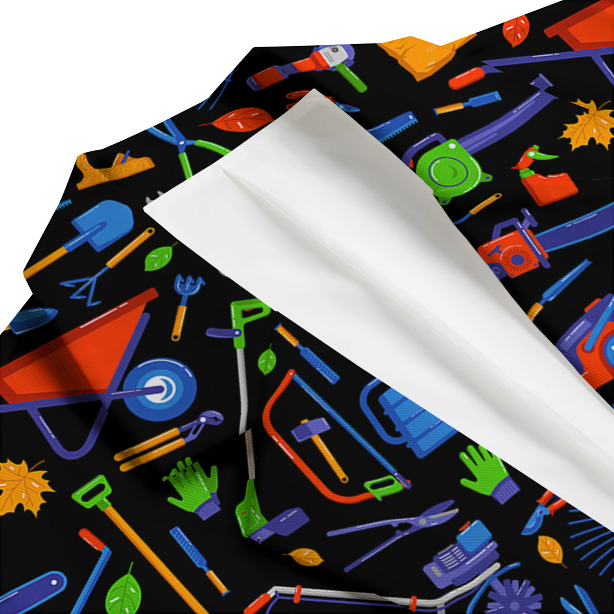Garden Tools Print Pattern Men's Blazer-grizzshop