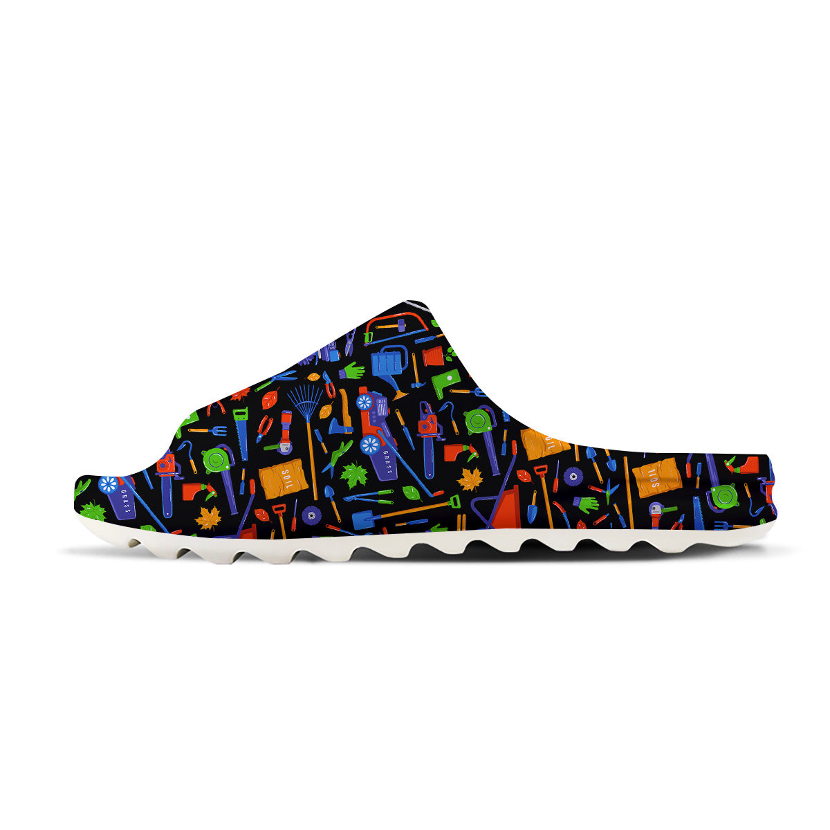 Garden Tools Print Pattern Sandals-grizzshop