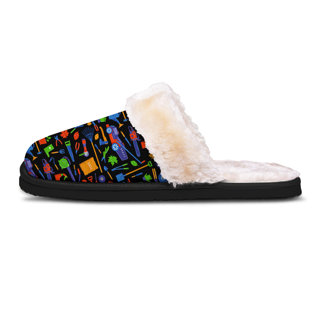 Garden Tools Print Pattern Slippers-grizzshop