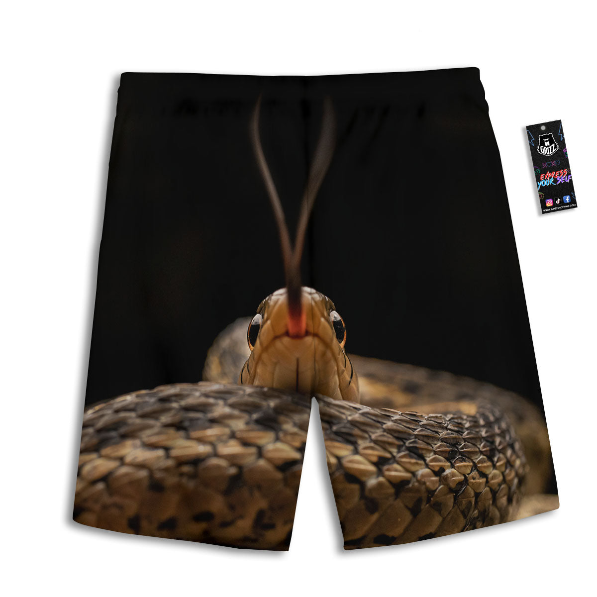 Hamsa Symbol Print Pattern Men's Athletic Shorts