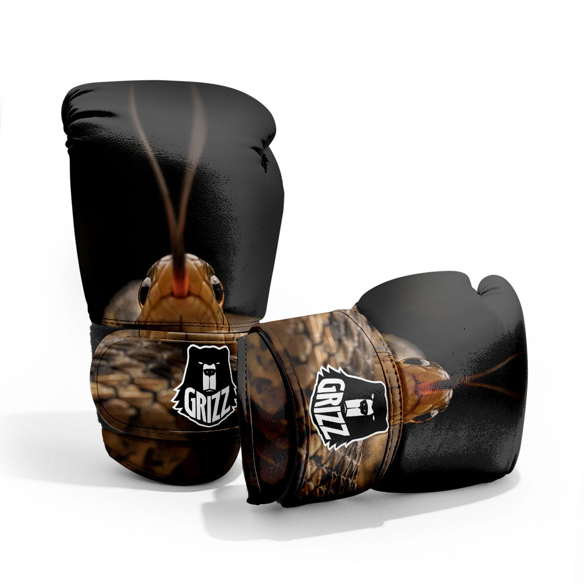 Garter Snake Print Pro Boxing Glove