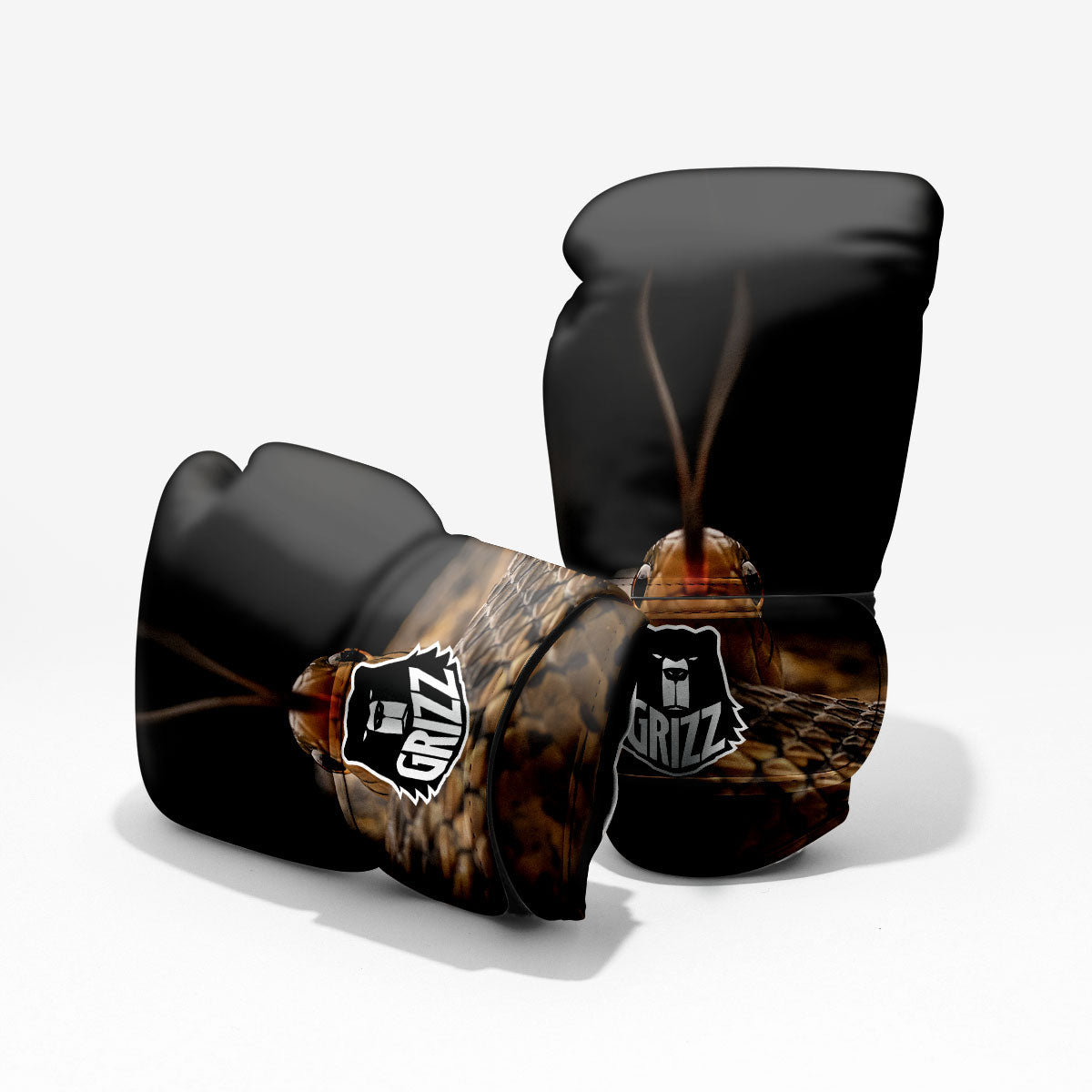 Garter Snake Print Pro Boxing Glove