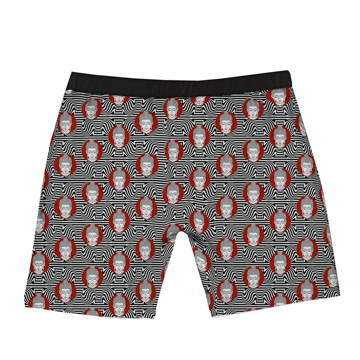 Gautama Buddha Print Pattern Boxer Briefs-grizzshop