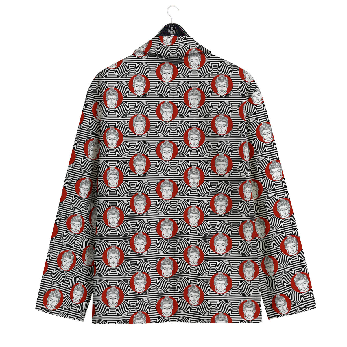 Gautama Buddha Print Pattern Men's Sport Coat-grizzshop