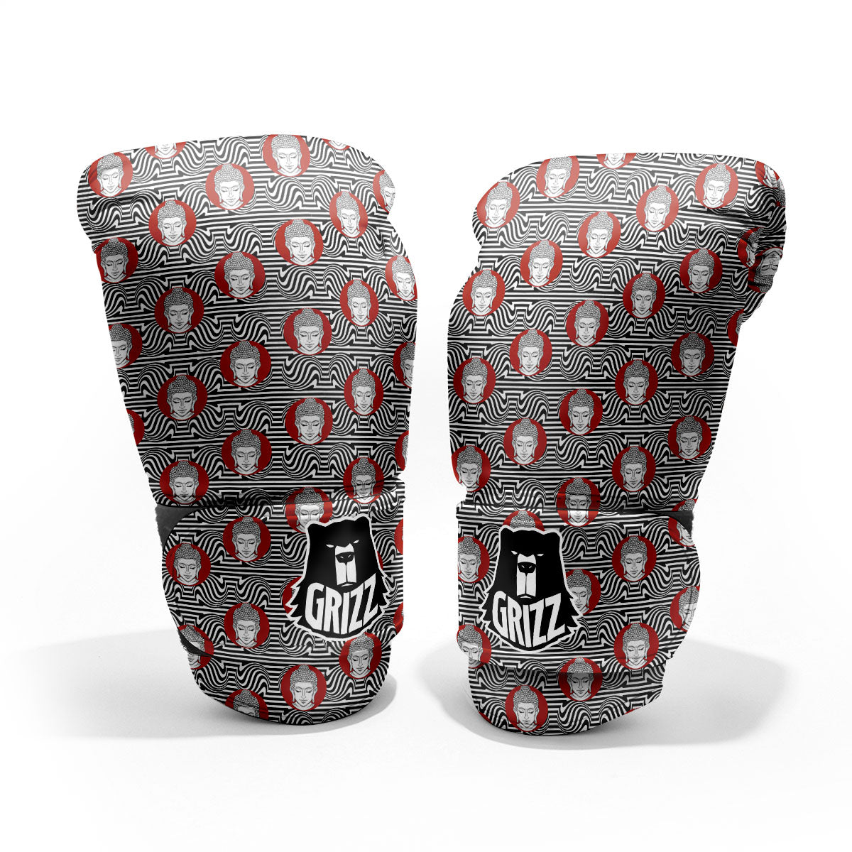 Gautama Buddha Print Pattern Pro Boxing Glove