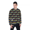 Gay Pride Rainbow Print Pattern Baseball Jacket-grizzshop