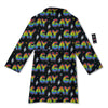 Gay Pride Rainbow Print Pattern Bathrobe-grizzshop