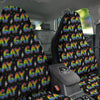 Gay Pride Rainbow Print Pattern Car Seat Covers-grizzshop