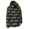 Gay Pride Rainbow Print Pattern Down Jacket-grizzshop