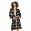 Gay Pride Rainbow Print Pattern Kimono-grizzshop