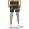 Gay Pride Rainbow Print Pattern Men's Gym Shorts-grizzshop