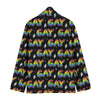 Gay Pride Rainbow Print Pattern Men's Sport Coat-grizzshop