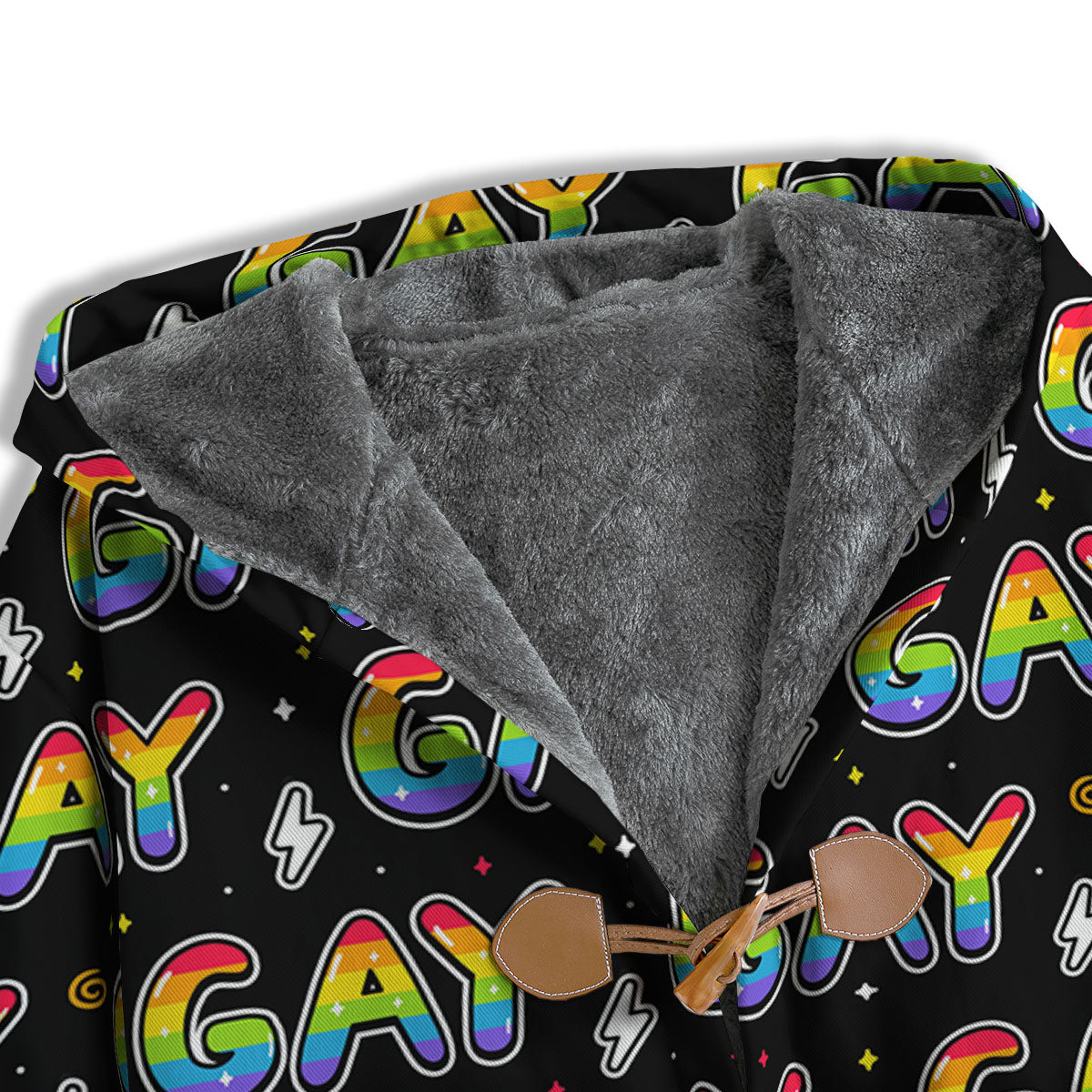 Gay Pride Rainbow Print Pattern Men's Windbreaker Jacket-grizzshop