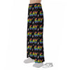 Gay Pride Rainbow Print Pattern Pajama Pants-grizzshop