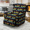 Gay Pride Rainbow Print Pattern Recliner Slipcover-grizzshop