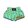 Geen Lime 3D Print Pattern Muay Thai Boxing Shorts-grizzshop