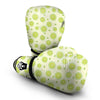 Geen Lime Sliced Print Pattern Boxing Gloves-grizzshop