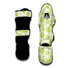 Geen Lime Sliced Print Pattern Muay Thai Shin Guards-grizzshop