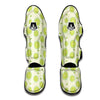 Geen Lime Sliced Print Pattern Muay Thai Shin Guards-grizzshop