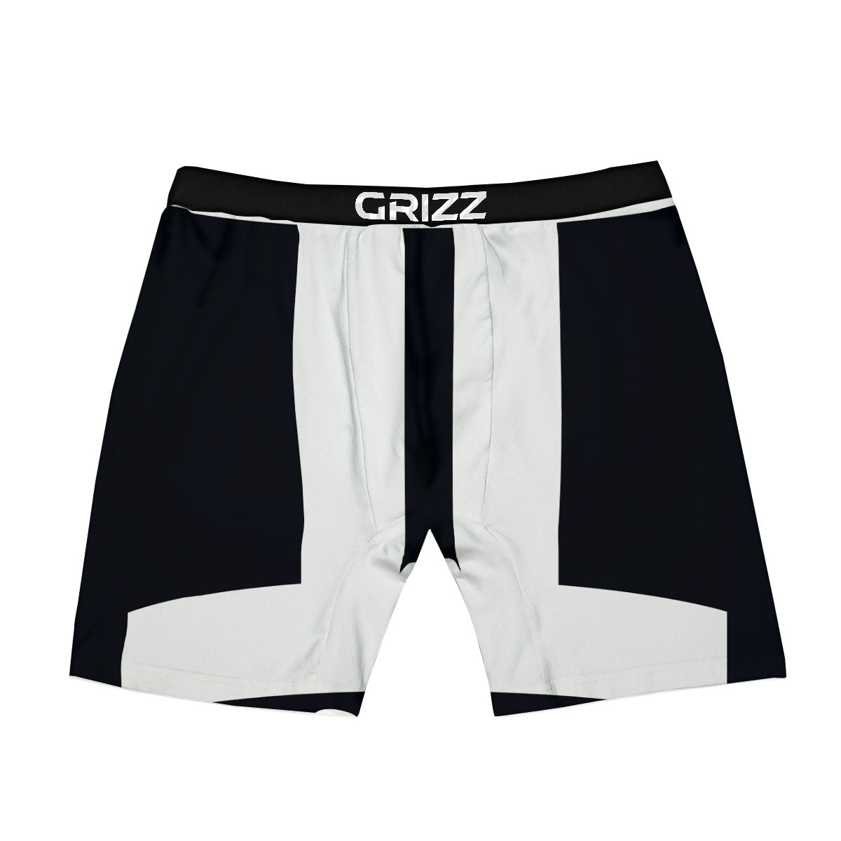 Gemini Sign White And Black Print Boxer Briefs-grizzshop