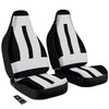 Gemini Sign White And Black Print Car Seat Covers-grizzshop