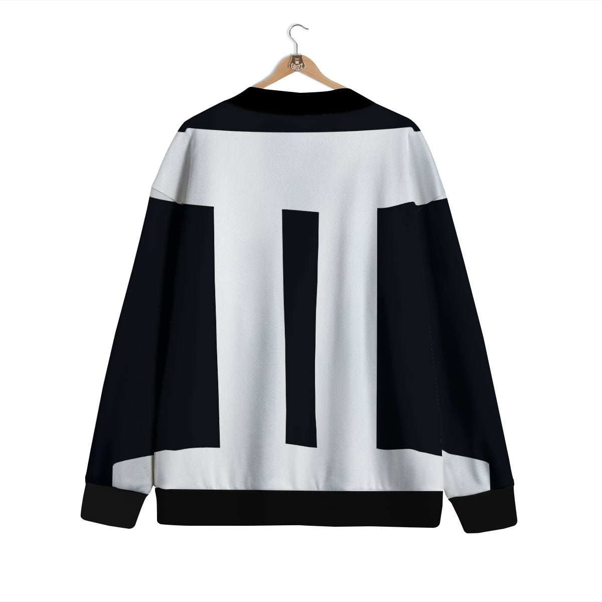 Gemini Sign White And Black Print Cardigan-grizzshop
