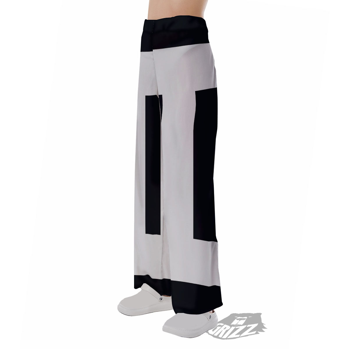 Gemini Sign White And Black Print Pajama Pants-grizzshop