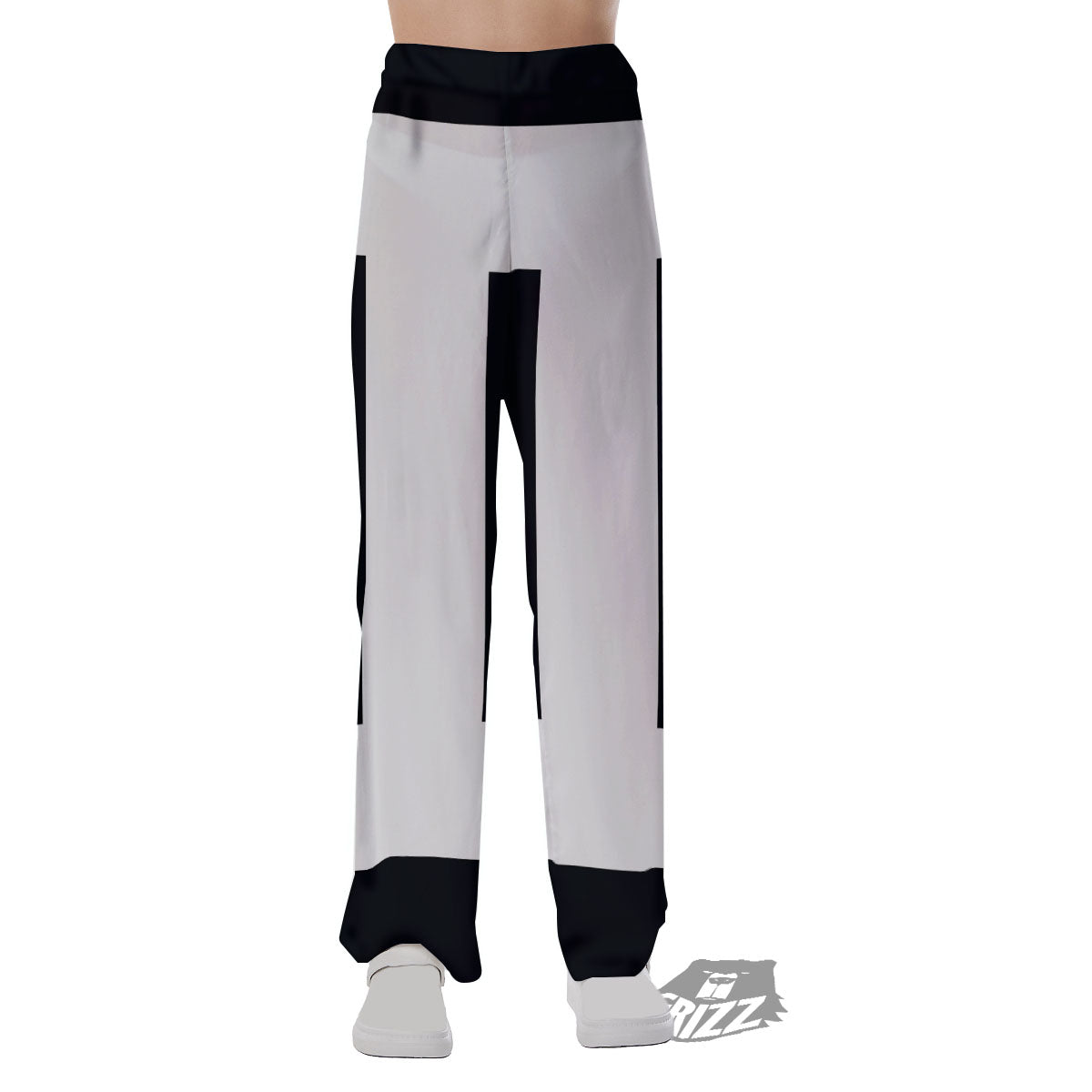 Gemini Sign White And Black Print Pajama Pants-grizzshop