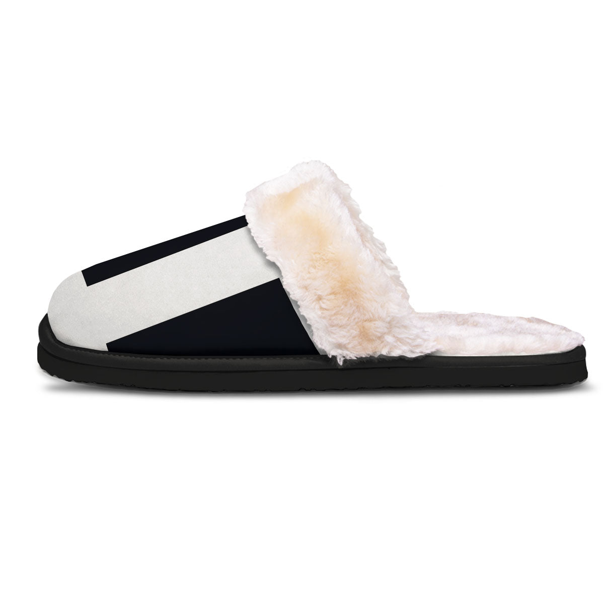 Gemini Sign White And Black Print Slippers-grizzshop