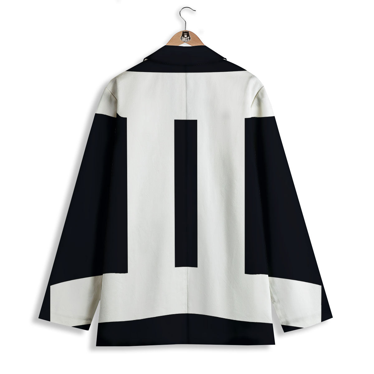 Gemini Sign White And Black Print Women's Blazer-grizzshop
