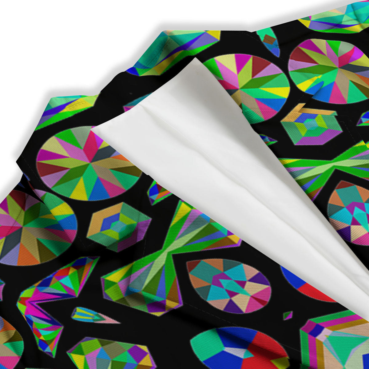 Gems Kaleidoscope Colorful Print Women's Blazer-grizzshop