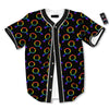 Gender Symbol Gay Pride Print Pattern Baseball Jersey-grizzshop