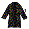 Gender Symbol Gay Pride Print Pattern Bathrobe-grizzshop